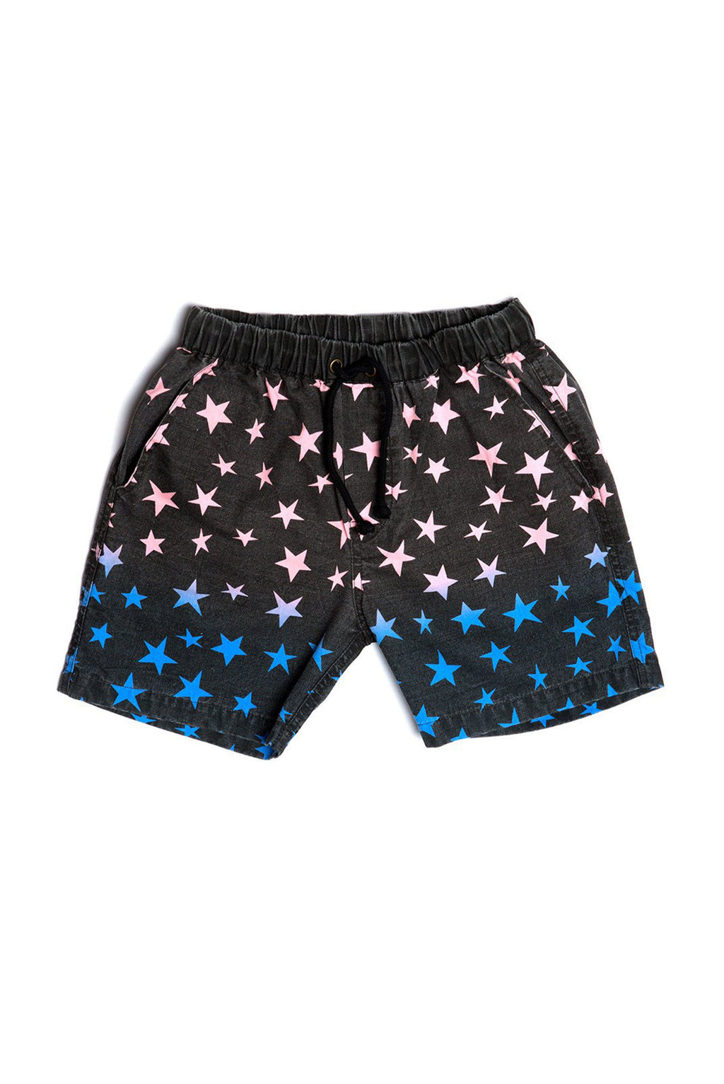 STAR GRADIENT BOAT SHORT BLACK - Zuttion