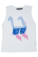 SUNNIES TANK TOP WHITE - Zuttion