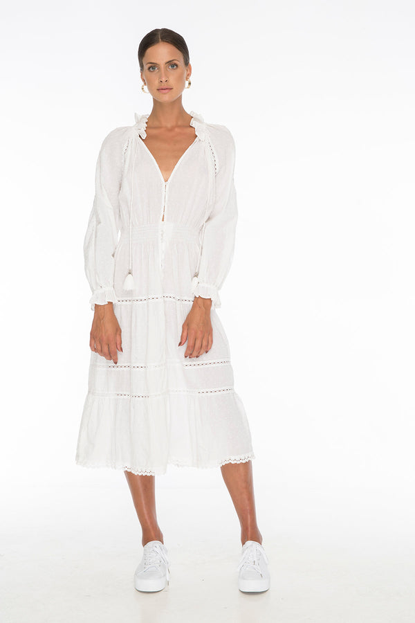 TSO-Victoria Morris White Dress - Zuttion