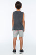 HELL YEAH TANK TOP CHARCOAL - Zuttion