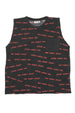 TOO MANY RULES TANK TOP POCKET CHARCOAL