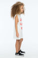 TOO MANY RULES TANK DRESS WHITE - Zuttion