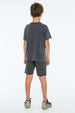 HELL YEAH S/S ROUND NECK T CHARCOAL - Zuttion