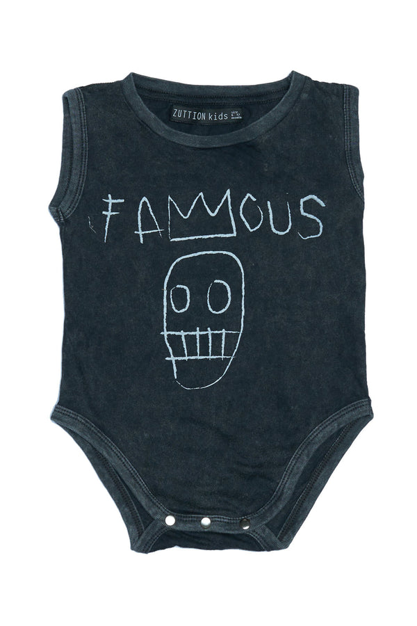 FAMOUS ONESIE CHARCOAL