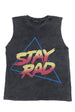 STAY RAD TANK TOP CHARCOAL - Zuttion