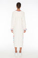 TSO-Nude Water Embroidery Long Tunic - Zuttion