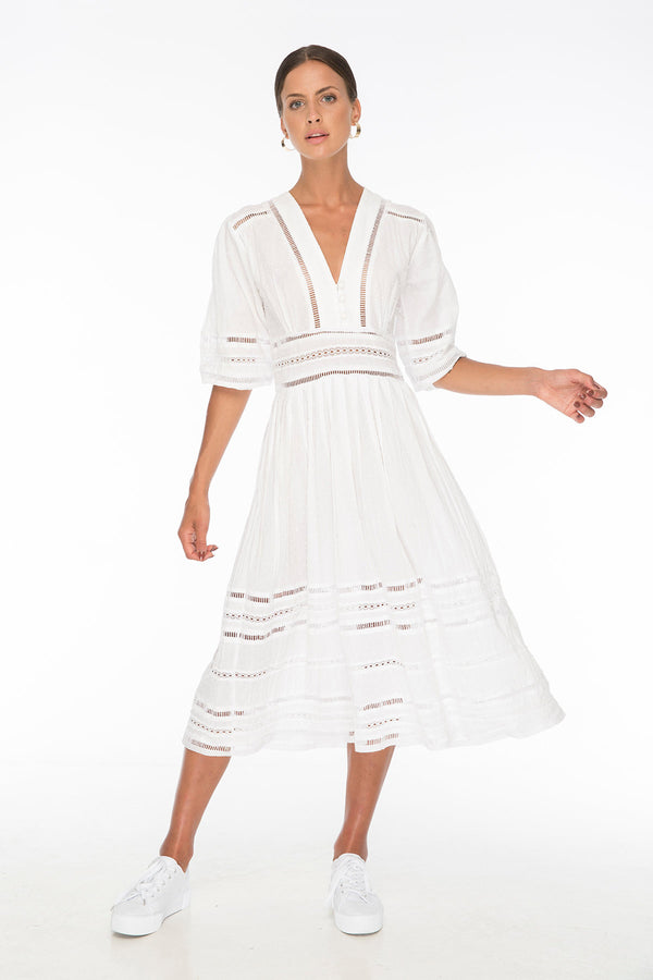 TSO-Tayla White Dress - Zuttion