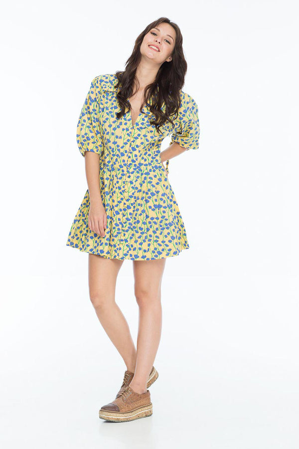 NAOMI SMITH DRESS VINE BUTTER