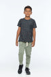 SHAPES S/S ROUND NECK T CHARCOAL